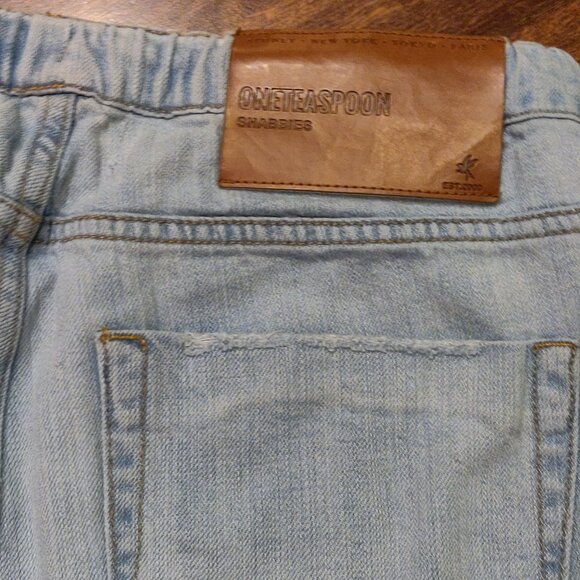 ONETEASPOON Shabbies Low Waist Drawstring Boyfriend Denim Jeans SMALL - Picture 4 of 8